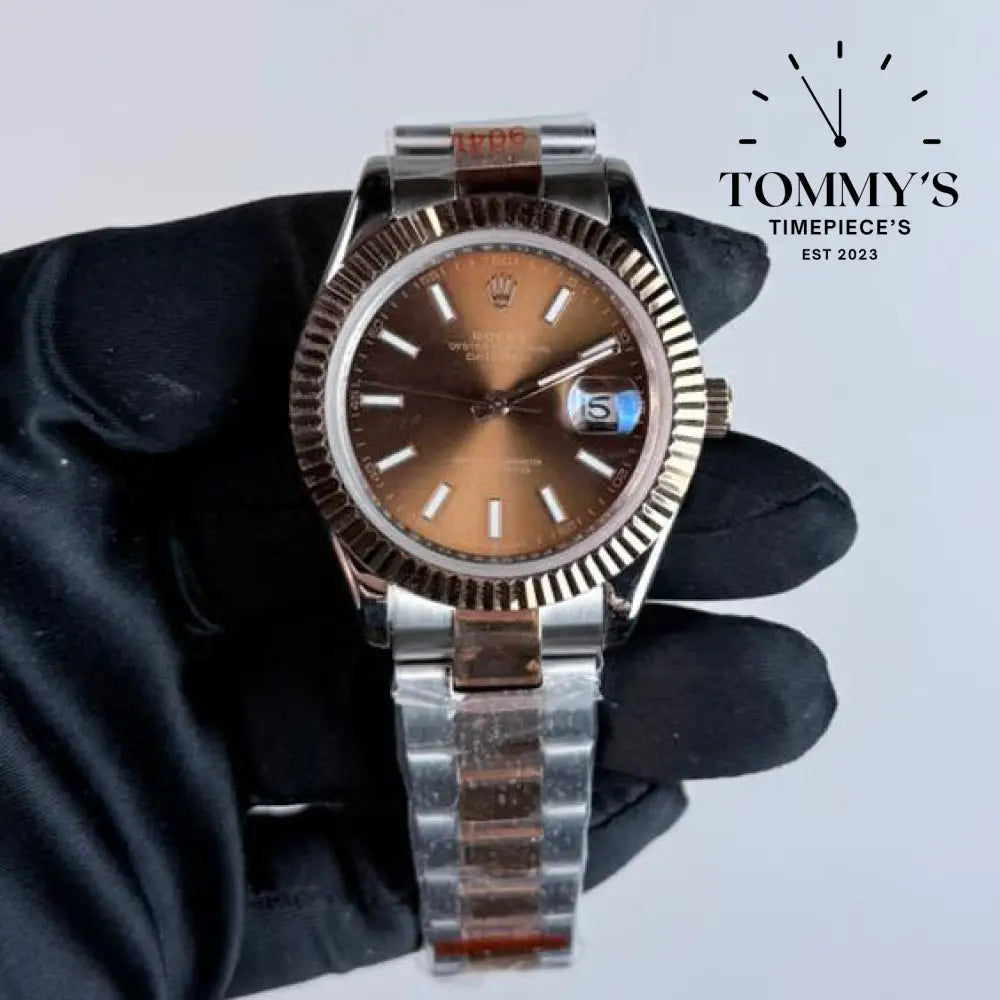 AAA+ Datejust (126331) 41mm Chocolate Dial-Oyster Bracelet (Fluted Bezel)