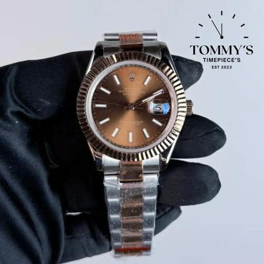 AAA+ Datejust (126331) 41mm Chocolate Dial-Oyster Bracelet (Fluted Bezel)