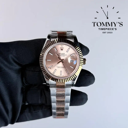 AAA+ Datejust (126331) 41mm Sundust Dial- Oyster Bracelet (Fluted Bezel)