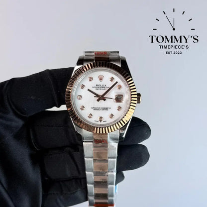 AAA+ Datejust (126331) 41mm White Dial-Oyster Bracelet (Fluted Bezel)