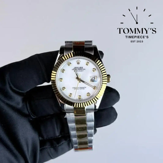 AAA+ Datejust (126333) 41mm White Dial-Oyster Bracelet (Fluted Bezel)