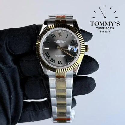 AAA+ Datejust (126333) 41mm Wimbledon Dial-Oyster Bracelet (Fluted Bezel)