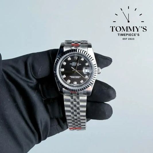 AAA+ Datejust (126334) 41mm Black Dial-Jubilee Bracelet (Fluted Bezel)