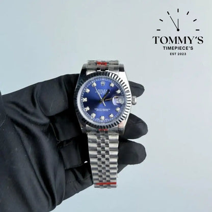 AAA+ Datejust (126334) 41mm Blue Dial-Jubilee Bracelet (Fluted Bezel)