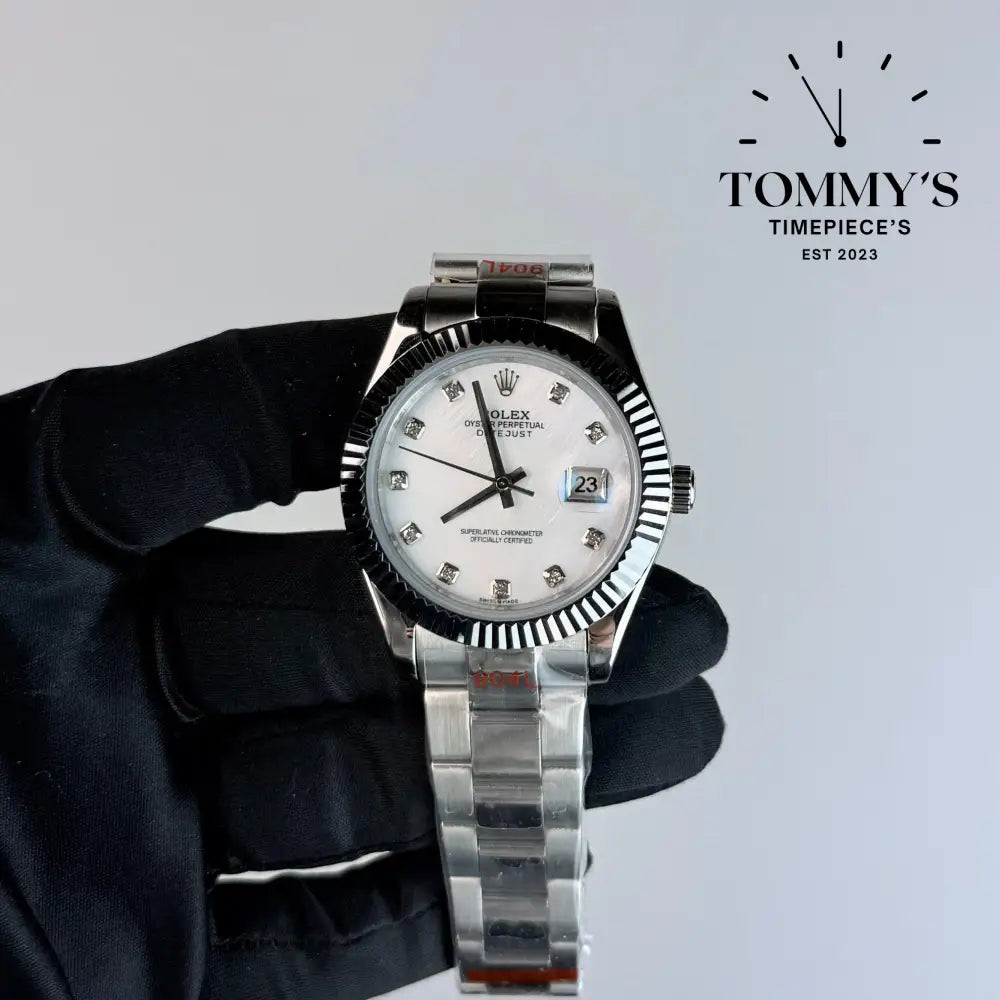 AAA+ Datejust (126334) 41mm White Dial-Oyster Bracelet (Fluted Bezel)