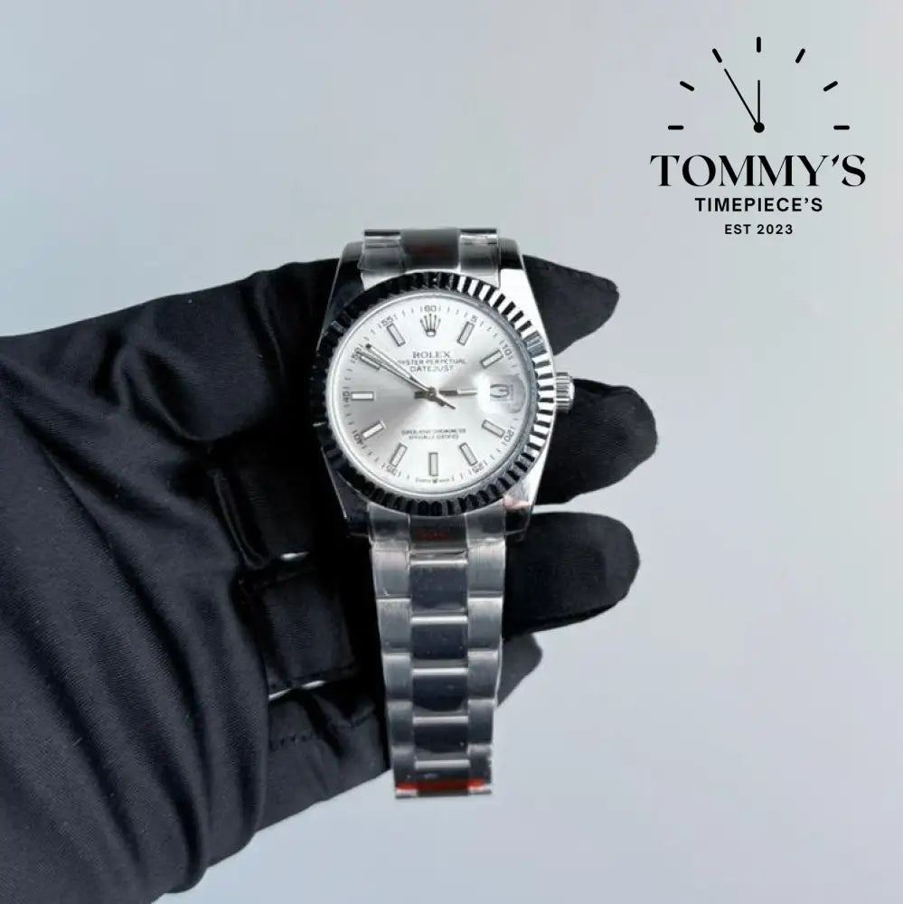 AAA+ Datejust (126334) 41mm White Dial-Oyster Bracelet (Fluted Bezel)