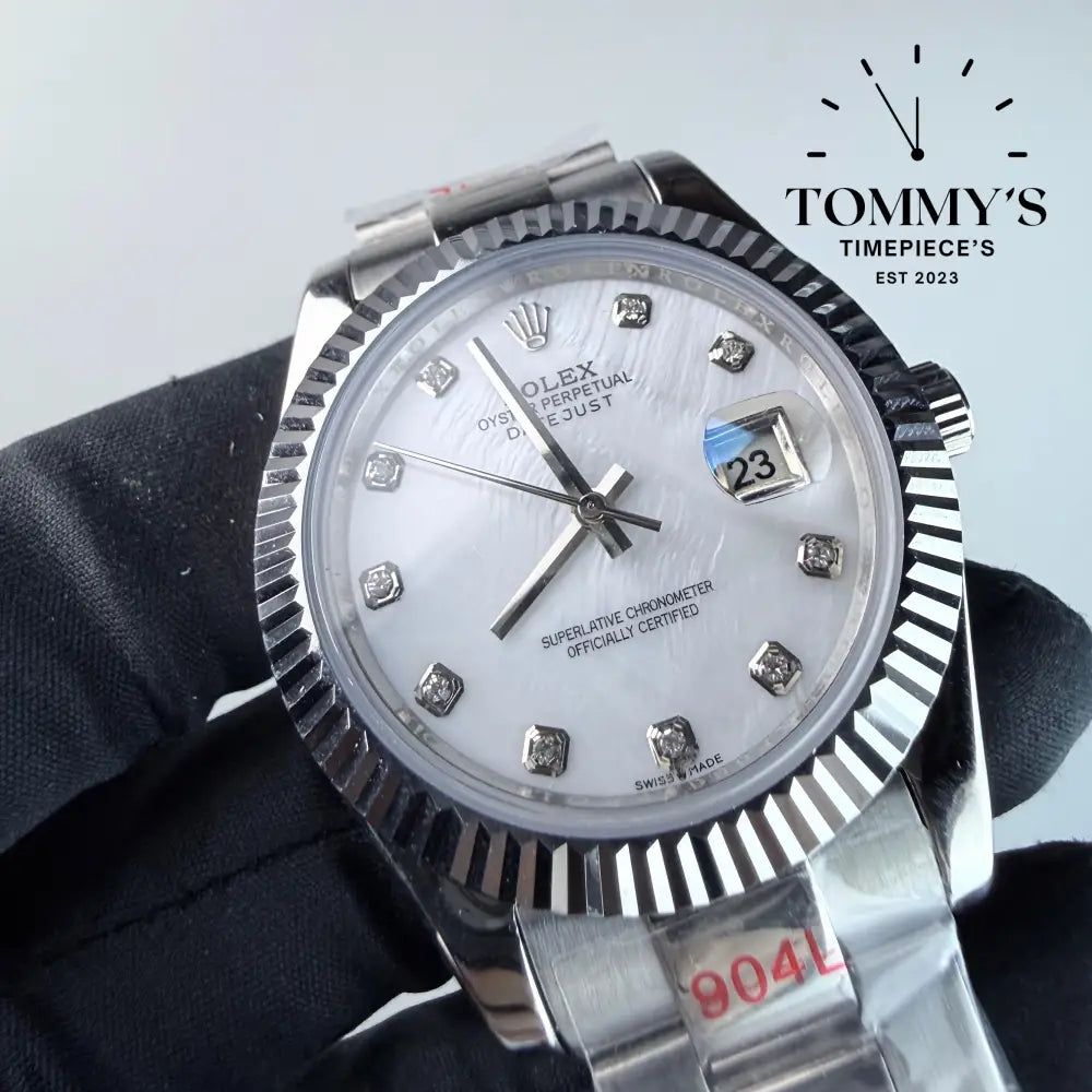 AAA+ Datejust (126334) 41mm White Dial-Oyster Bracelet (Fluted Bezel)
