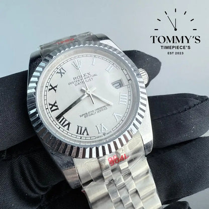 AAA+ Datejust (126334) 41mm White Dial-Jubilee Bracelet (Fluted Bezel)