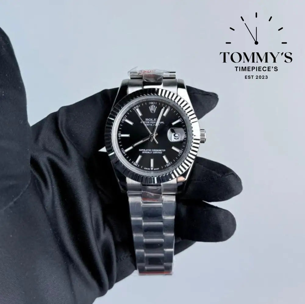 AAA+ Datejust (126334) 41mm Black Dial-Oyster Bracelet (Fluted Bezel)