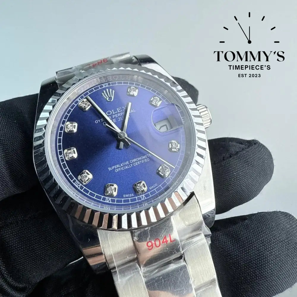 AAA+ Datejust (126334) 41mm Blue Dial-Oyster Bracelet (Fluted Bezel)