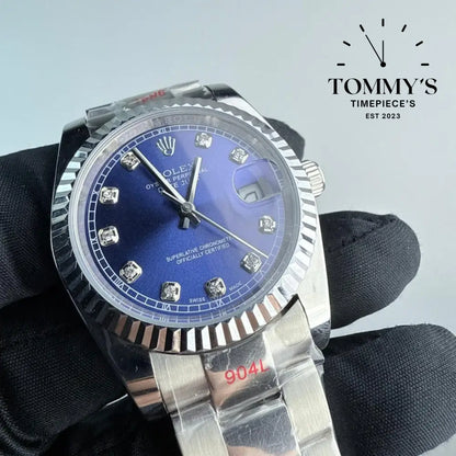 AAA+ Datejust (126334) 41mm Blue Dial-Oyster Bracelet (Fluted Bezel)