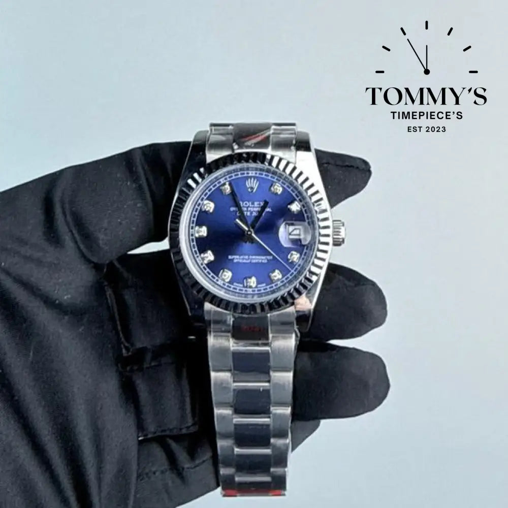 AAA+ Datejust (126334) 41mm Blue Dial-Oyster Bracelet (Fluted Bezel)