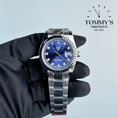 AAA+ Datejust (126334) 41mm Blue Dial-Oyster Bracelet (Fluted Bezel)