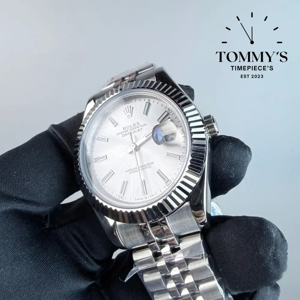 AAA+ Datejust (126334) 41mm Silver Dial-Jubilee Bracelet (Fluted Bezel)