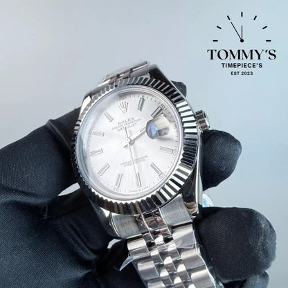 AAA+ Datejust (126334) 41mm Silver Dial-Jubilee Bracelet (Fluted Bezel)
