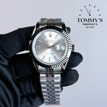 AAA+ Datejust (126334) 41mm Silver Dial-Jubilee Bracelet (Fluted Bezel)