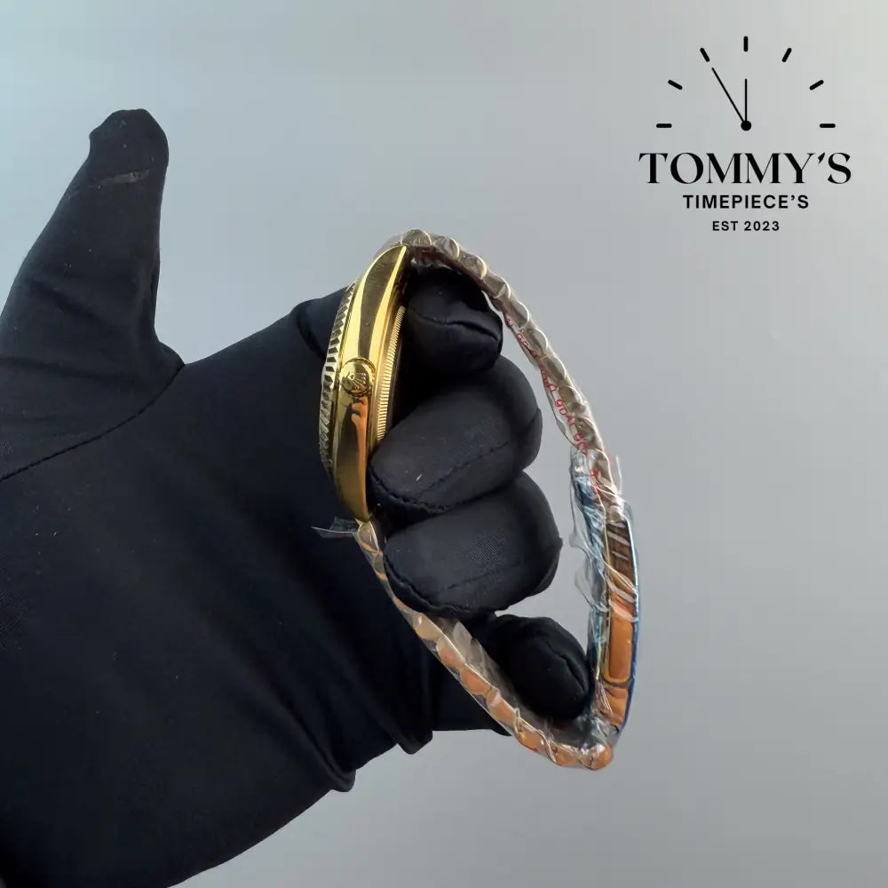 AAA + Datejust 41mm Gold Dial (Full Gold) Jubilee With Fluted Bezel