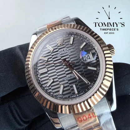 AAA+ Datejust (m126331) 41mm Black Dial-Oyster Bracelet (Fluted Bezel)