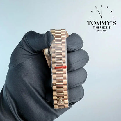 AAA+ Day Date (228345RBR) 40mm Chocolate Dial-Presidential Bracelet (Diamond Bezel)