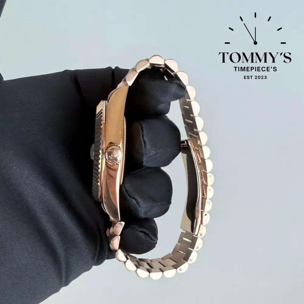 AAA + New Day Date On Turquoise Blue Dial