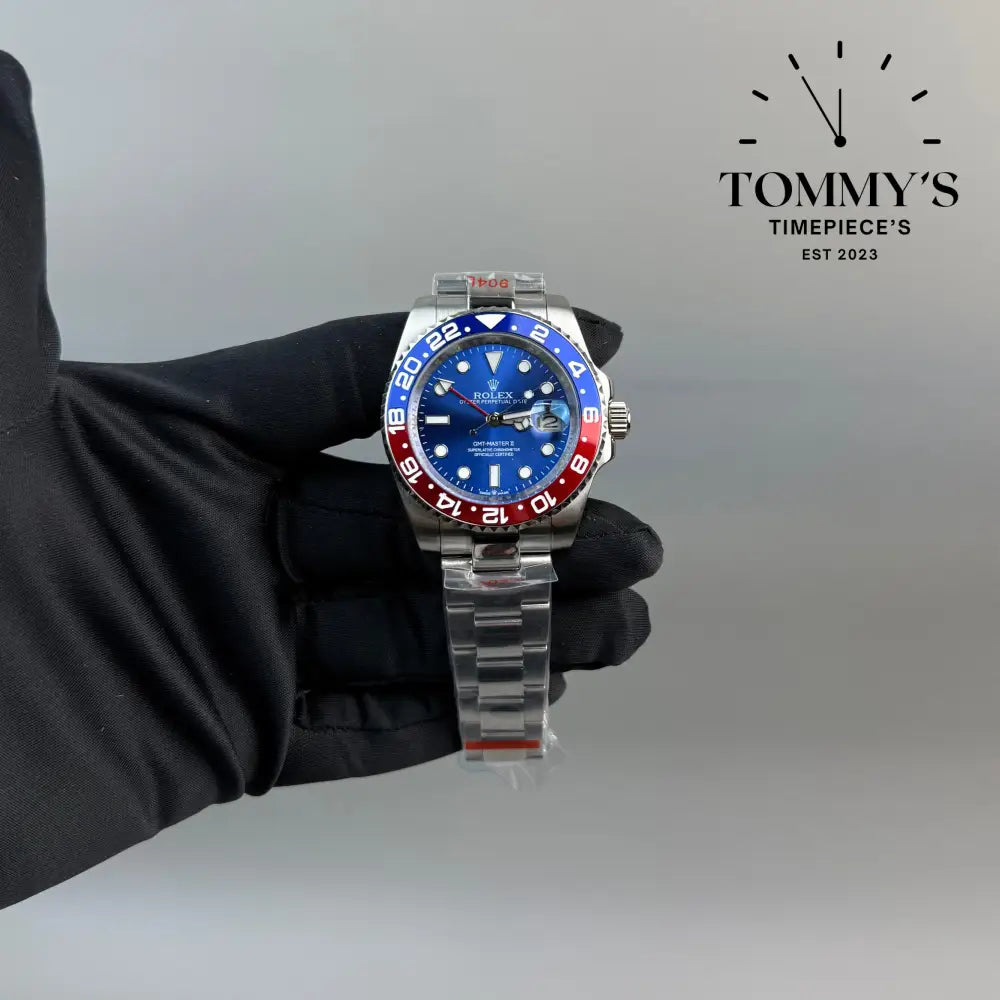 AAA + GMT Master 2 Pepsi Blue Dial