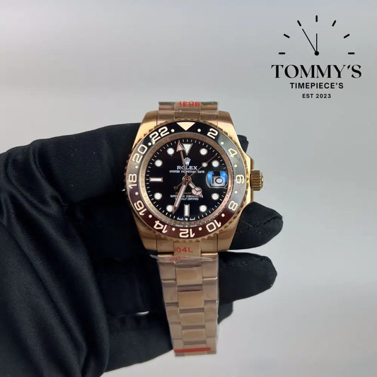 AAA + GMT Master 2 Root Beer(Rose Gold)