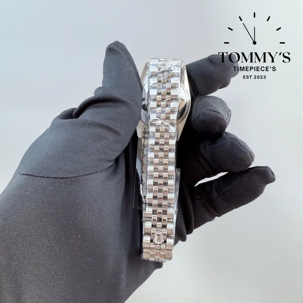 AAA + Ladies Datejust 28mm Black Dial Jubilee With Diamond Bezel