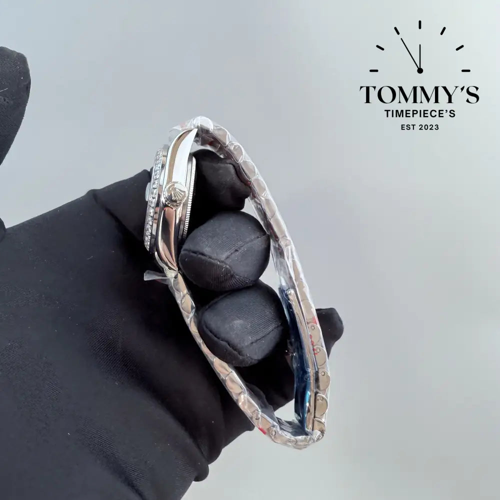 AAA + Ladies Datejust 28mm White Dial Jubilee With Diamond Bezel