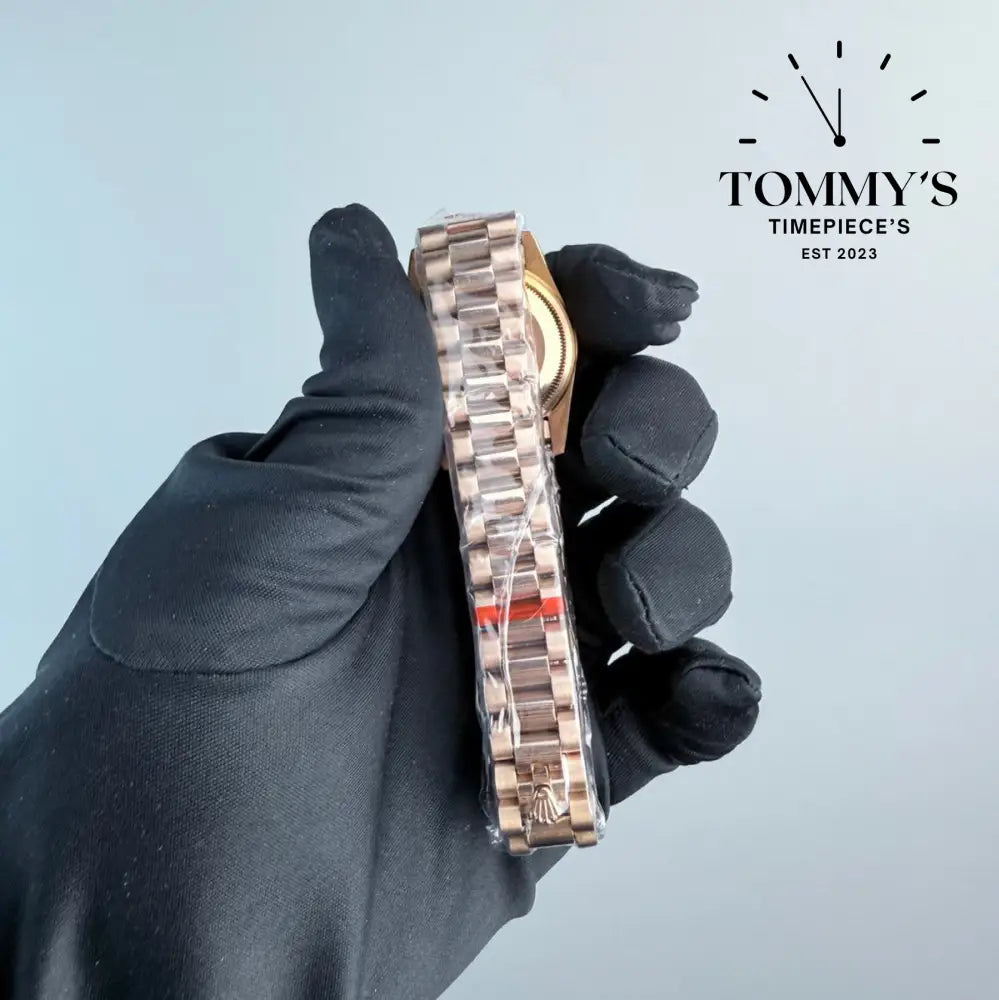 AAA+ Ladies Datejust (279135RBR) 28mm white Dial-Presidential Bracelet (Diamond Bezel)
