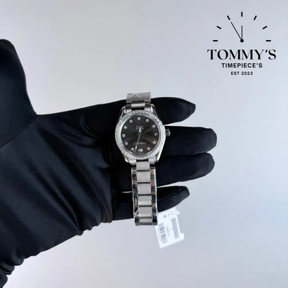 AAA+ Ladies Omega Seamaster Aqua Terra 150M Co-Axial Master Chronometer 30mm Grey Dial-Stainless Steele Bracelet