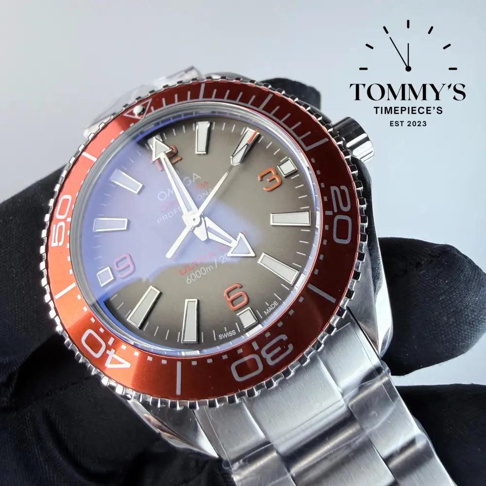 AAA+ Omega Seamaster Planet Ocean 6000M Ultra Deep 45.5mm Grey Dial - Steel Bracelet