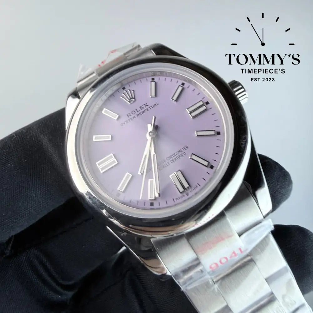 AAA+ Oyster Perpetual (134300) 41mm Lavender Dial-Oyster Bracelet