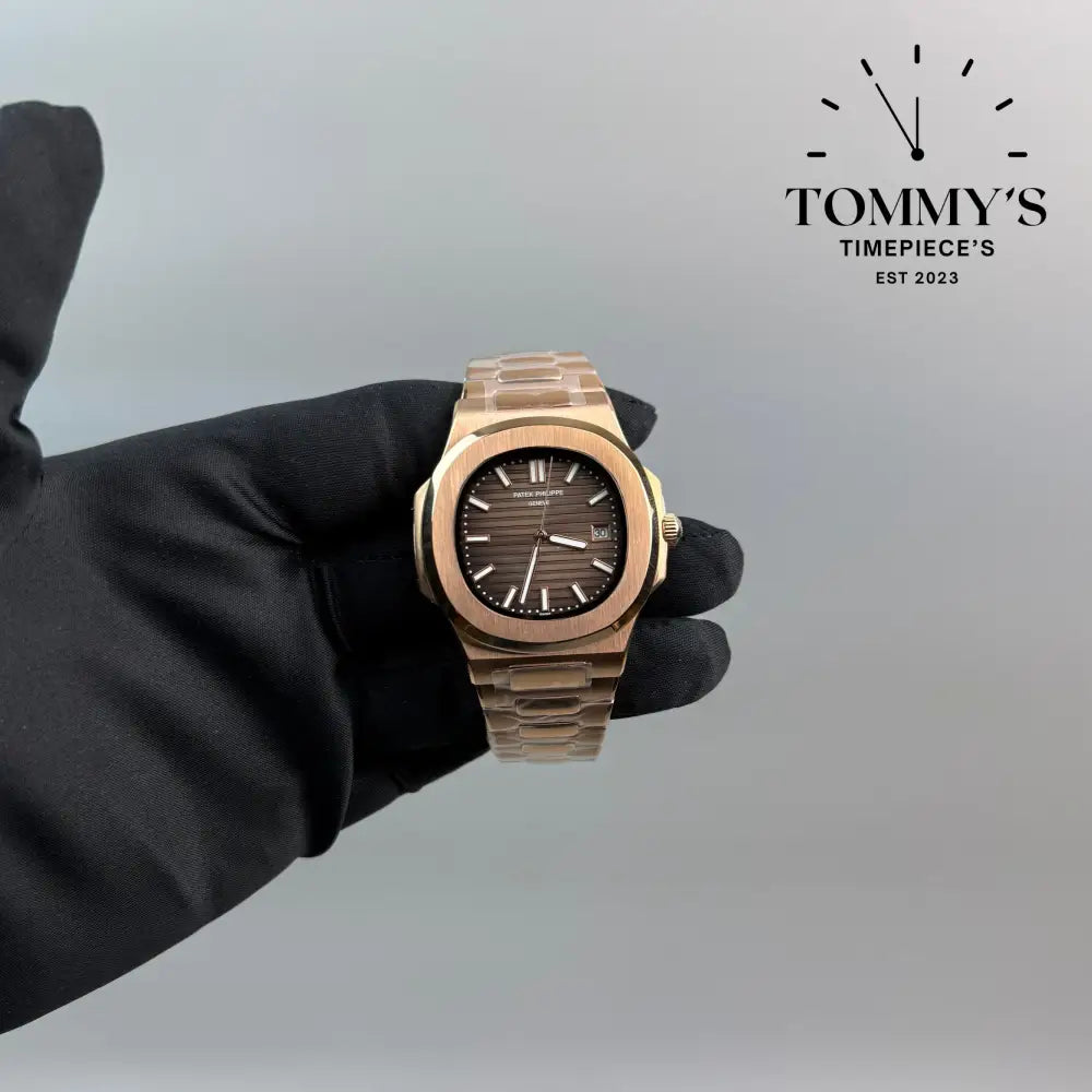 Aaa + Rose Gold Nautilus