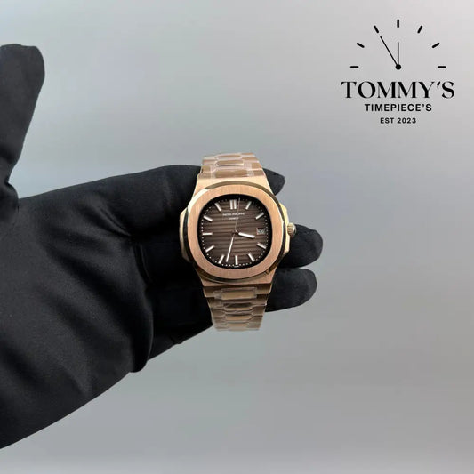 Aaa + Rose Gold Nautilus