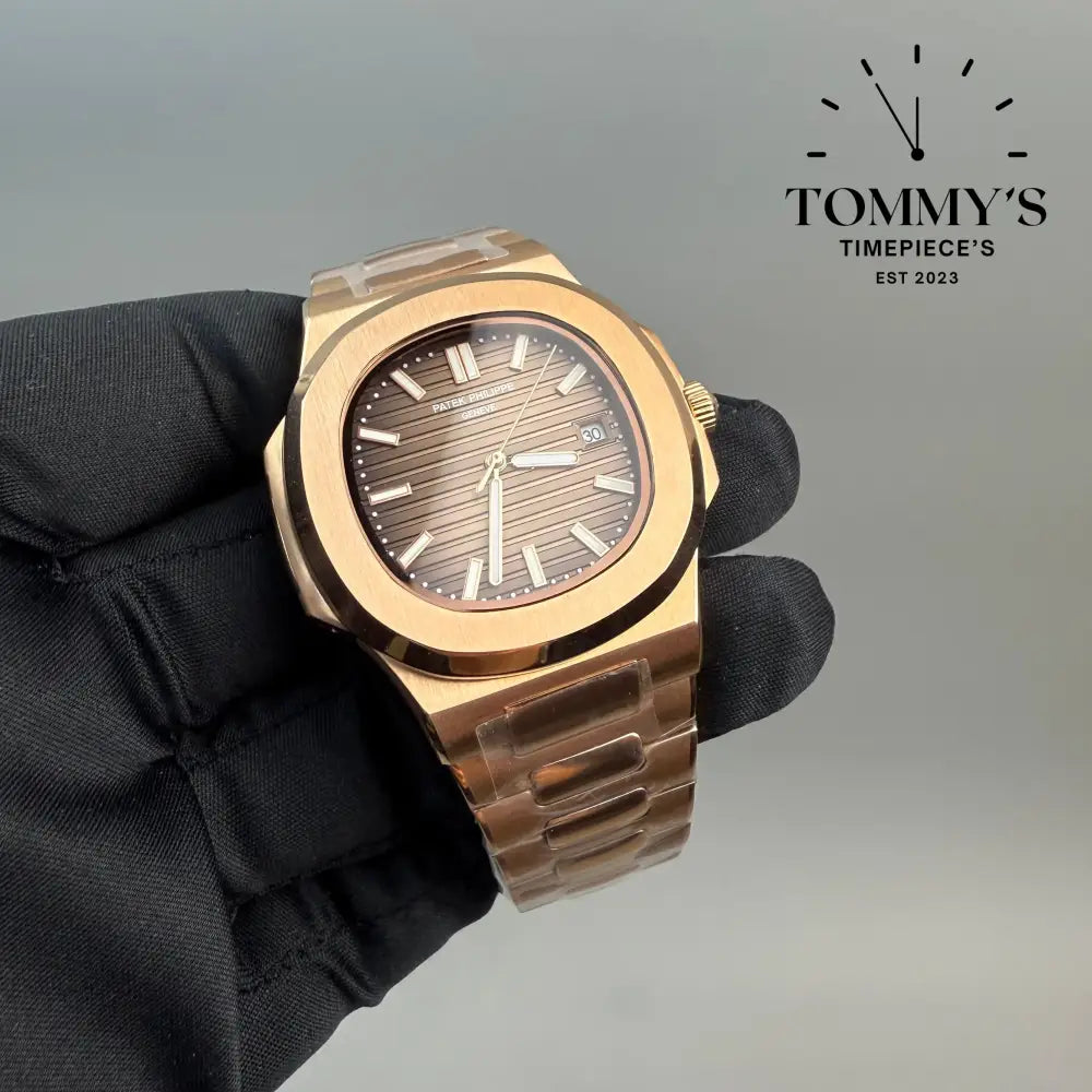 Aaa + Rose Gold Nautilus