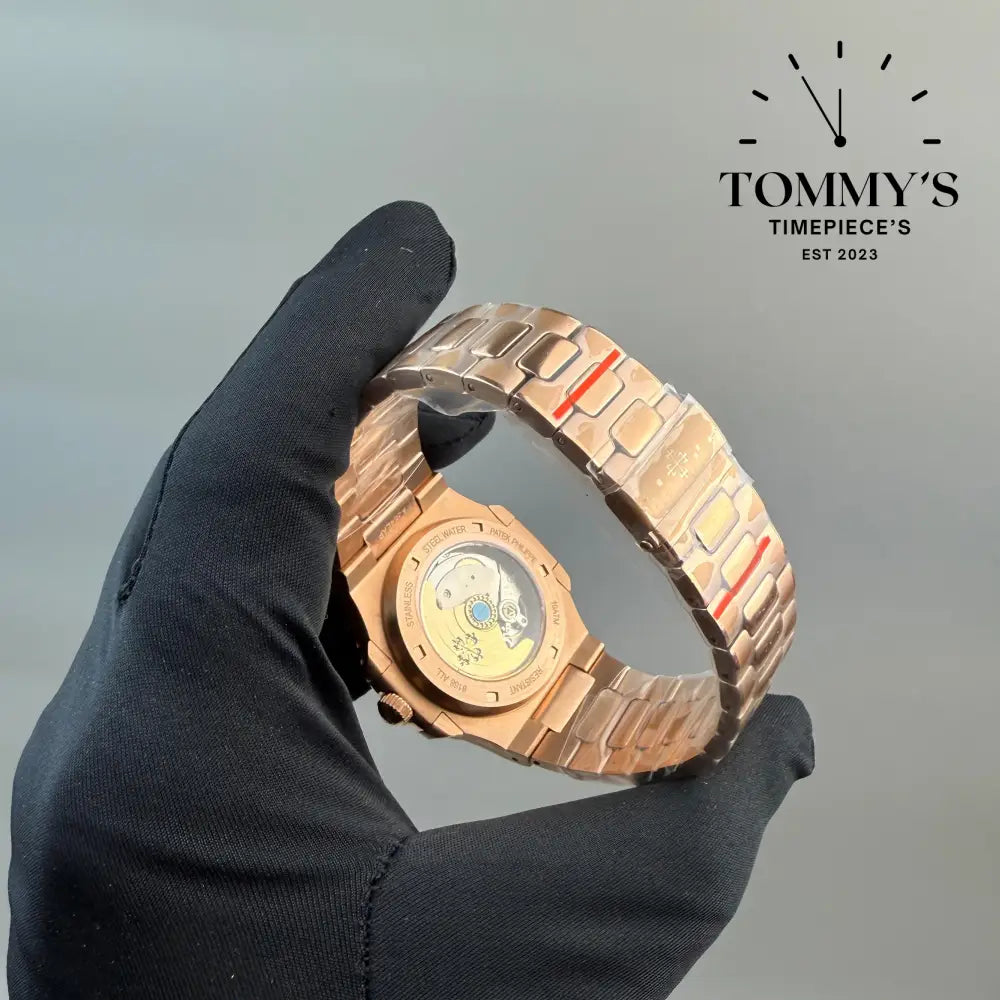 Aaa + Rose Gold Nautilus