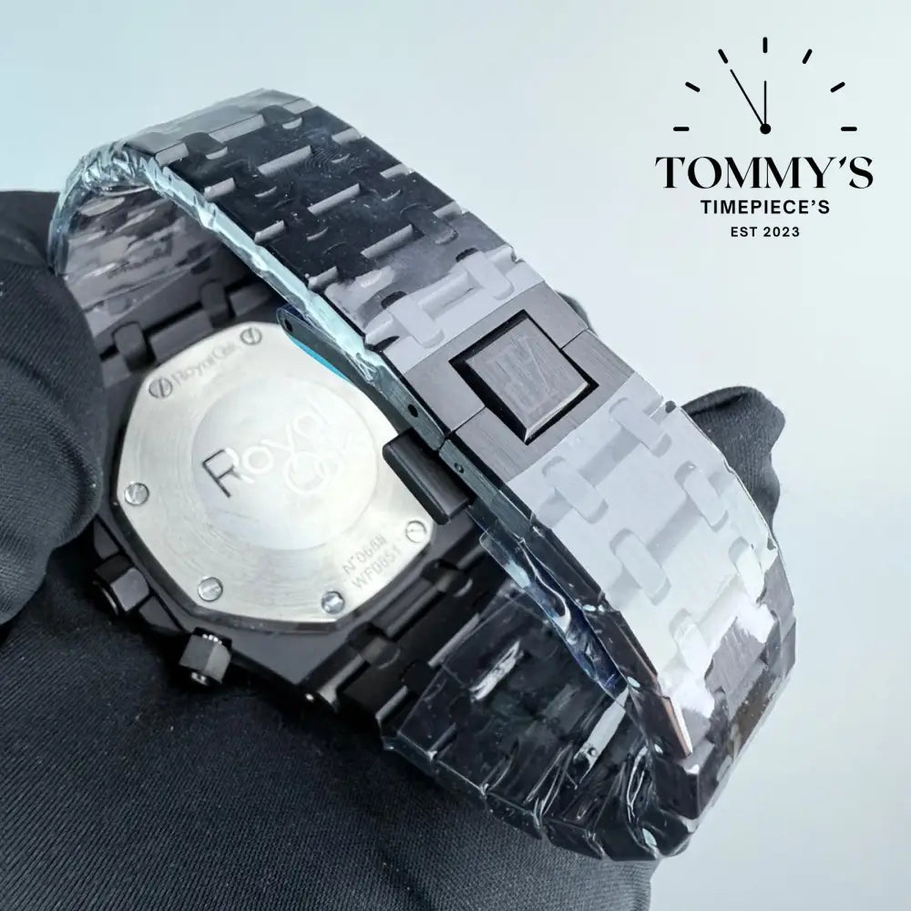 AAA+ Royal Oak 41mm Black Dial-Stainless Steel Bracelet