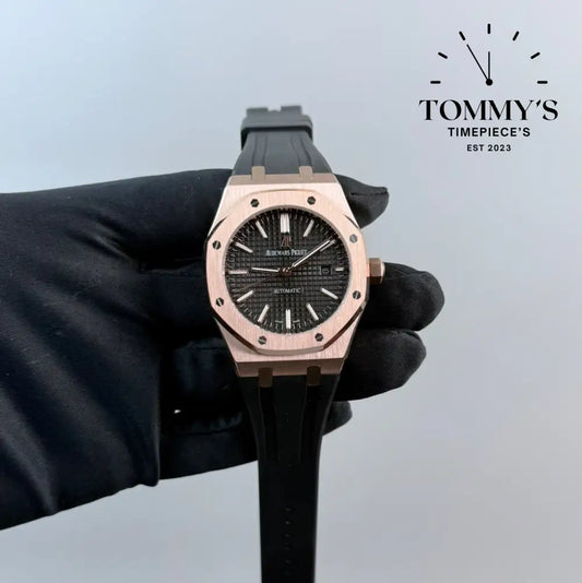 Aaa + Royal Oak On A Rubber Strap