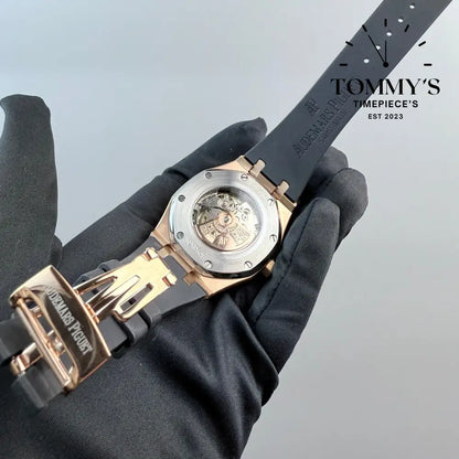 Aaa + Royal Oak On A Rubber Strap