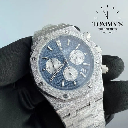 AAA+ Royal Oak Frosted Chronograph 41mm Blue Dial
