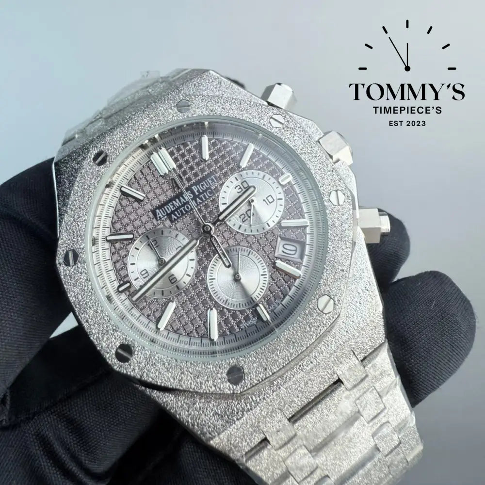 AAA+ Royal Oak Frosted Chronograph 41mm Champagne Dial