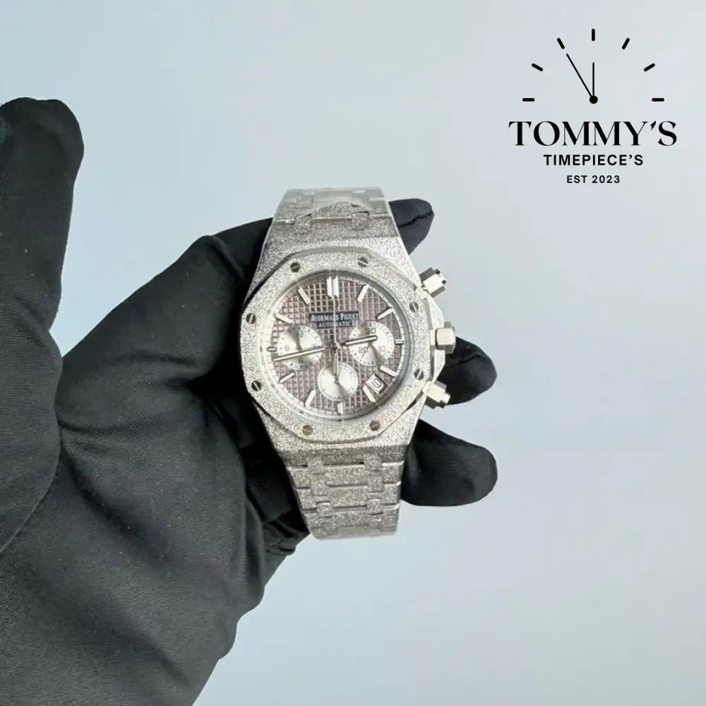 AAA+ Royal Oak Frosted Chronograph 41mm Champagne Dial
