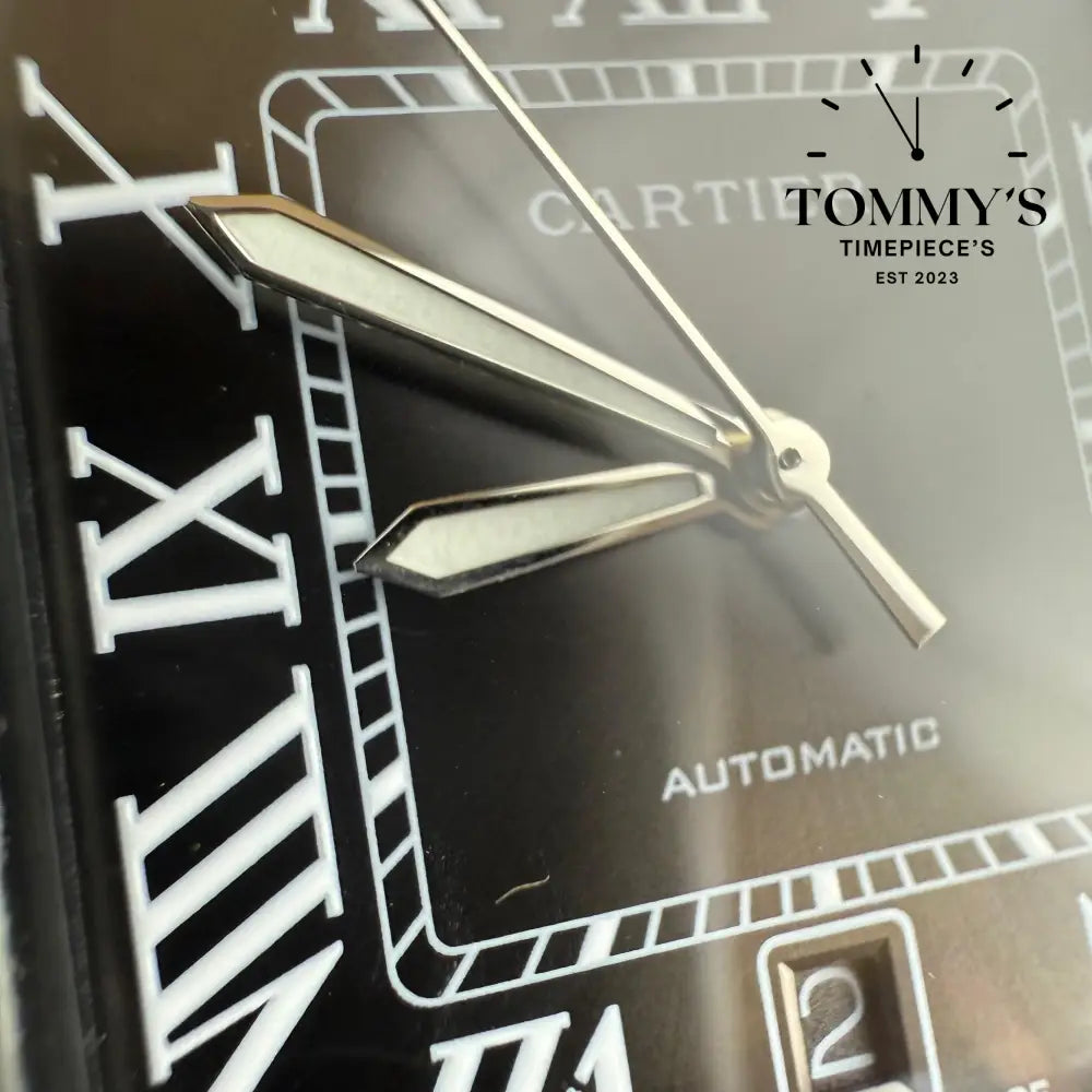 Aaa + Santos With Black Dial