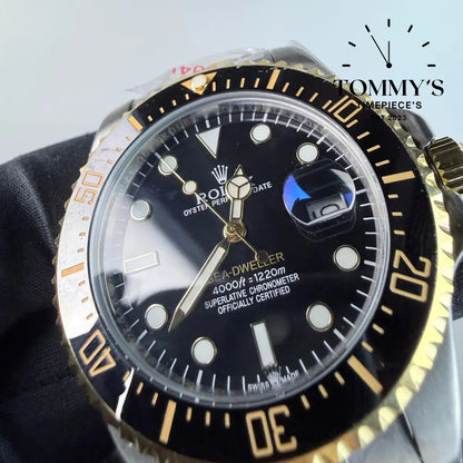 AAA+ Sea-Dweller (126603) 43mm Black Dial-Oyster Bracelet (Black Bezel)