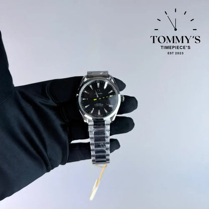 AAA+ Seamaster Aqua Terra 150M Co-Axial Chronometer 15’000 Gauss 41.5 Black Dial-Stainless Steel Bracelet (Silver Bezel)