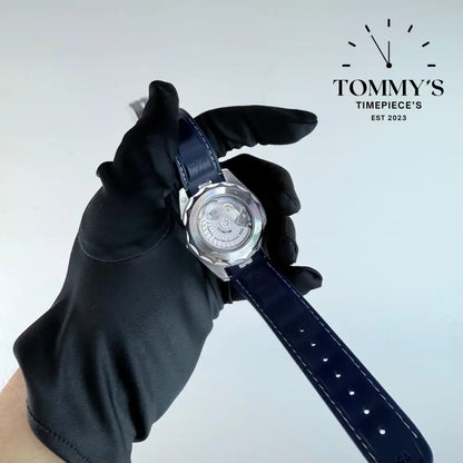 AAA+ Seamaster Aqua Terra 150M Co-Axial Master Chronometer 41mm Blue Dial- Blue Rubber Strap