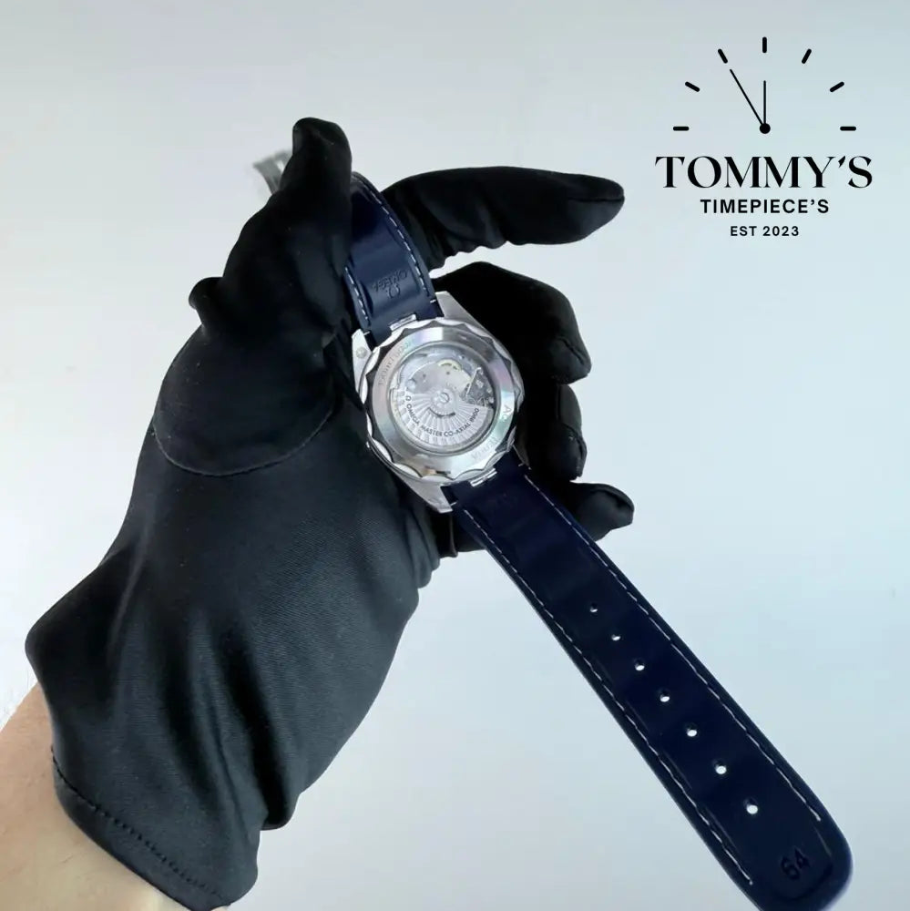 AAA+ Seamaster Aqua Terra 150M Co-Axial Master Chronometer 41mm Blue Dial- Blue Rubber Strap