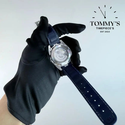 AAA+ Seamaster Aqua Terra 150M Co-Axial Master Chronometer 41mm Blue Dial- Blue Rubber Strap