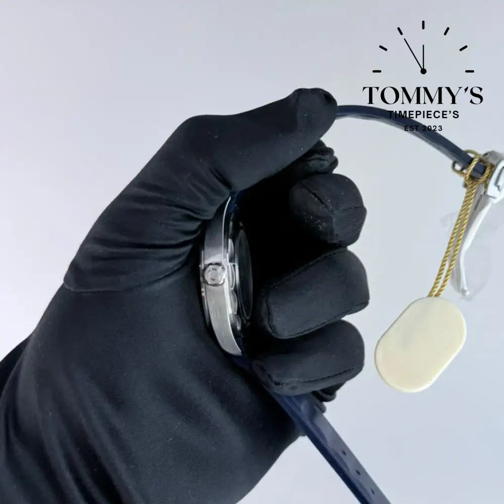 AAA+ Seamaster Aqua Terra 150M Worldtimer Co-Axial Master Chronometer 43mm Blue Dial- Blue Rubber Strap (Silver Bezel)