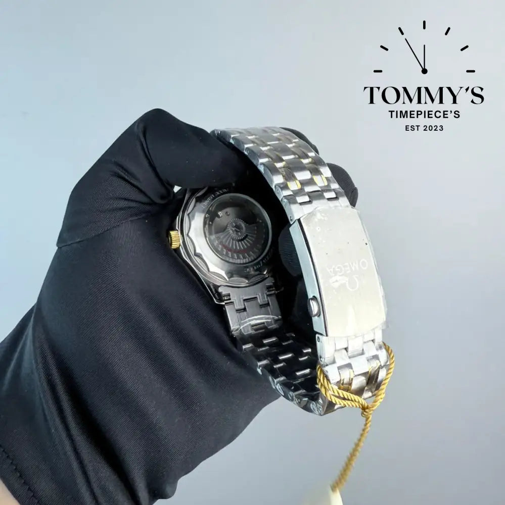 AAA+ Seamaster Diver 300M Co-Axial Master Chronometer 42mm Black Ceramic Yellow Gold Steel
